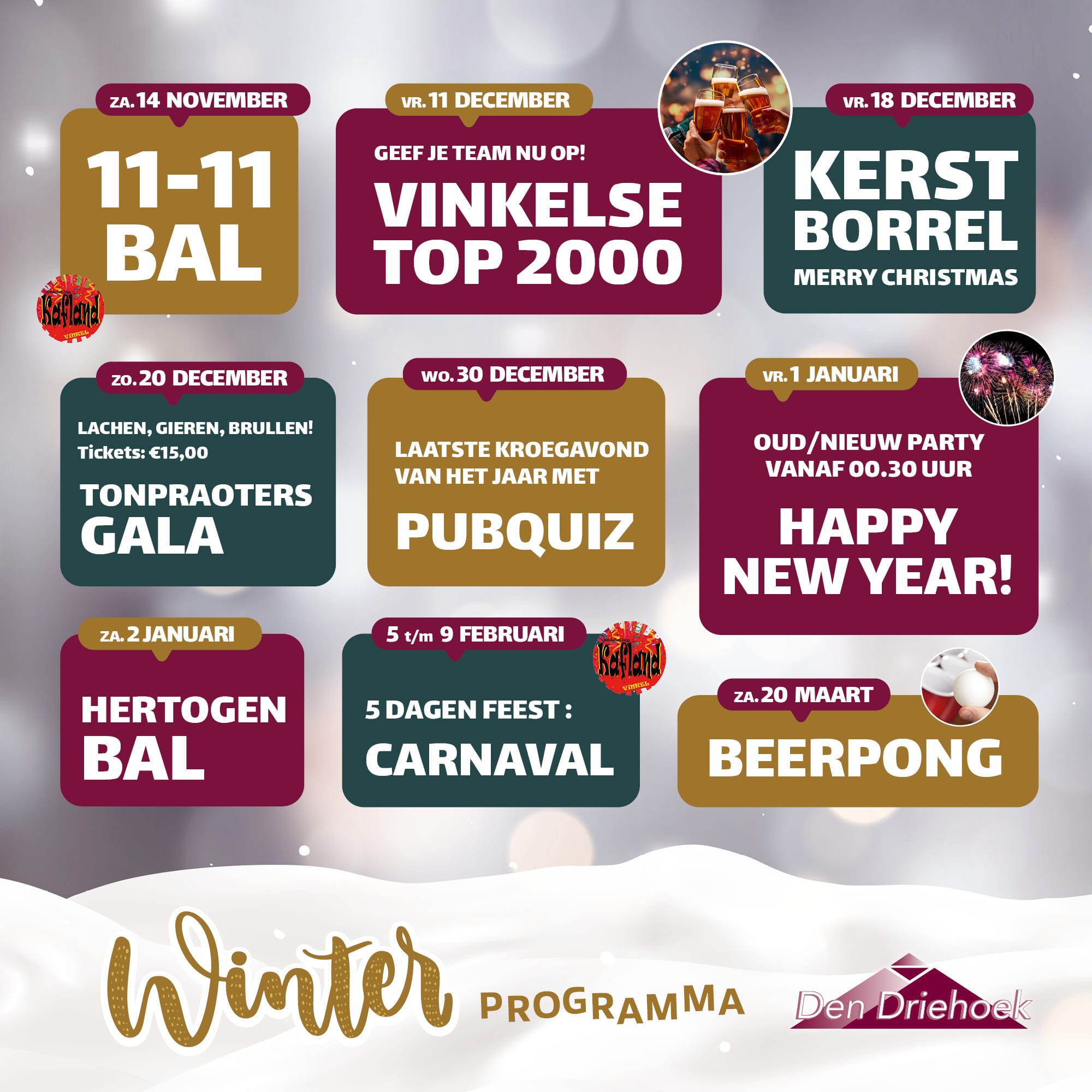 Den Driehoek Agenda